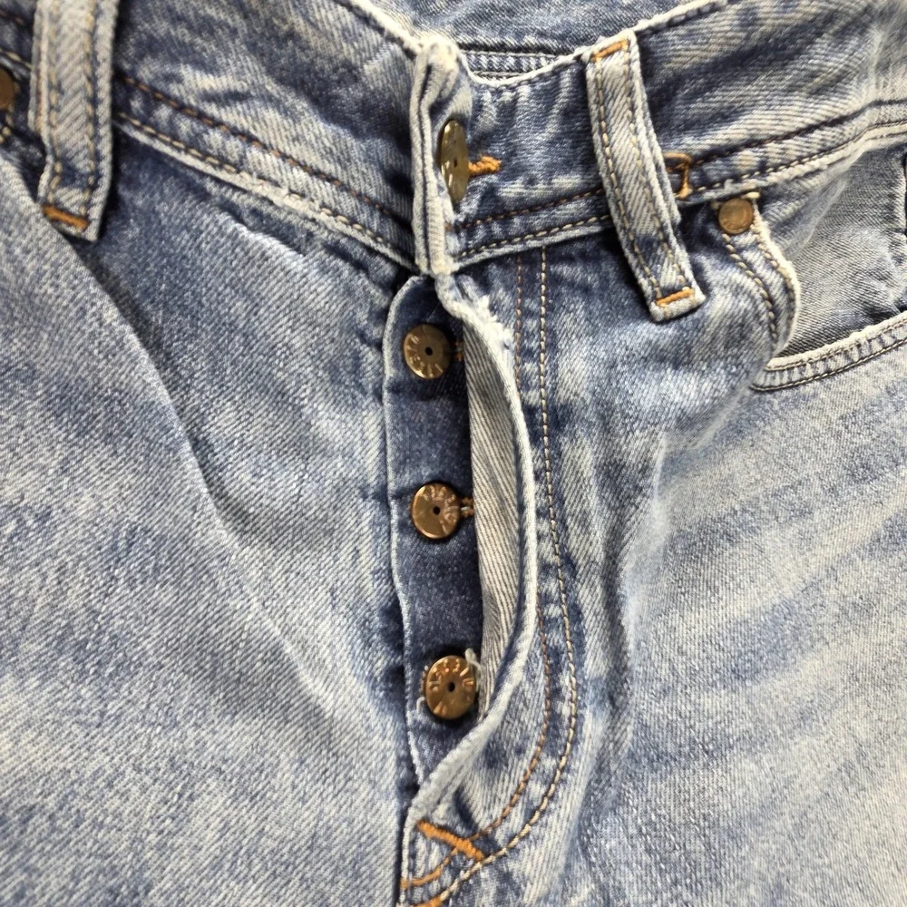 Diesel Jeans Mens 31x30 Blue Larkee Regular Straight Button Fly Italy 0800Z